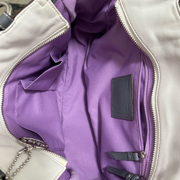 Coach Pleated Leather Tote - Picture 7 of 16